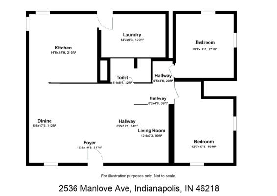 2536 MANLOVE AVE, INDIANAPOLIS, IN 46218, photo 2 of 23